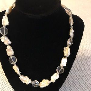 Pearl and Quartz Necklace